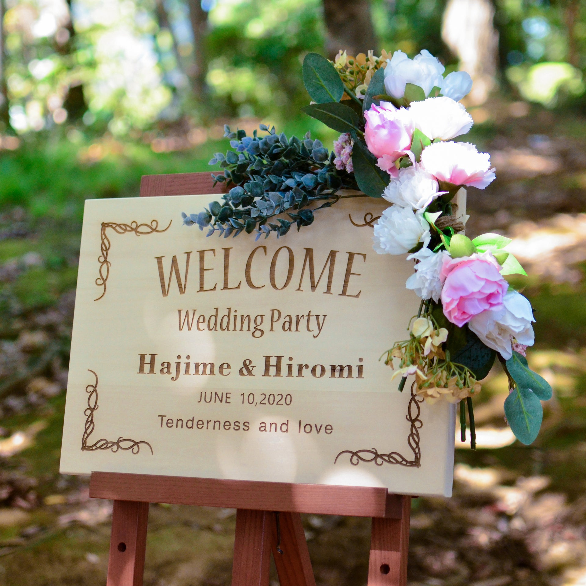 Wedding Welcome Board A3 横 A