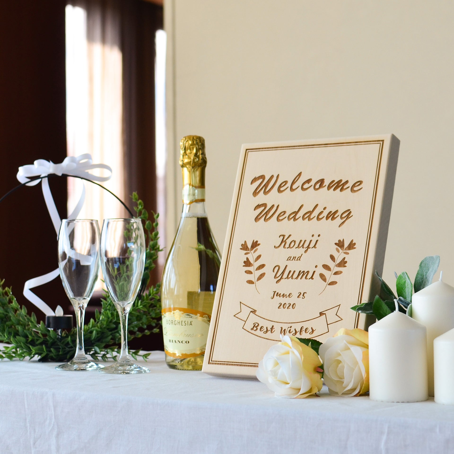 Wedding Welcome Board A4 縦 B