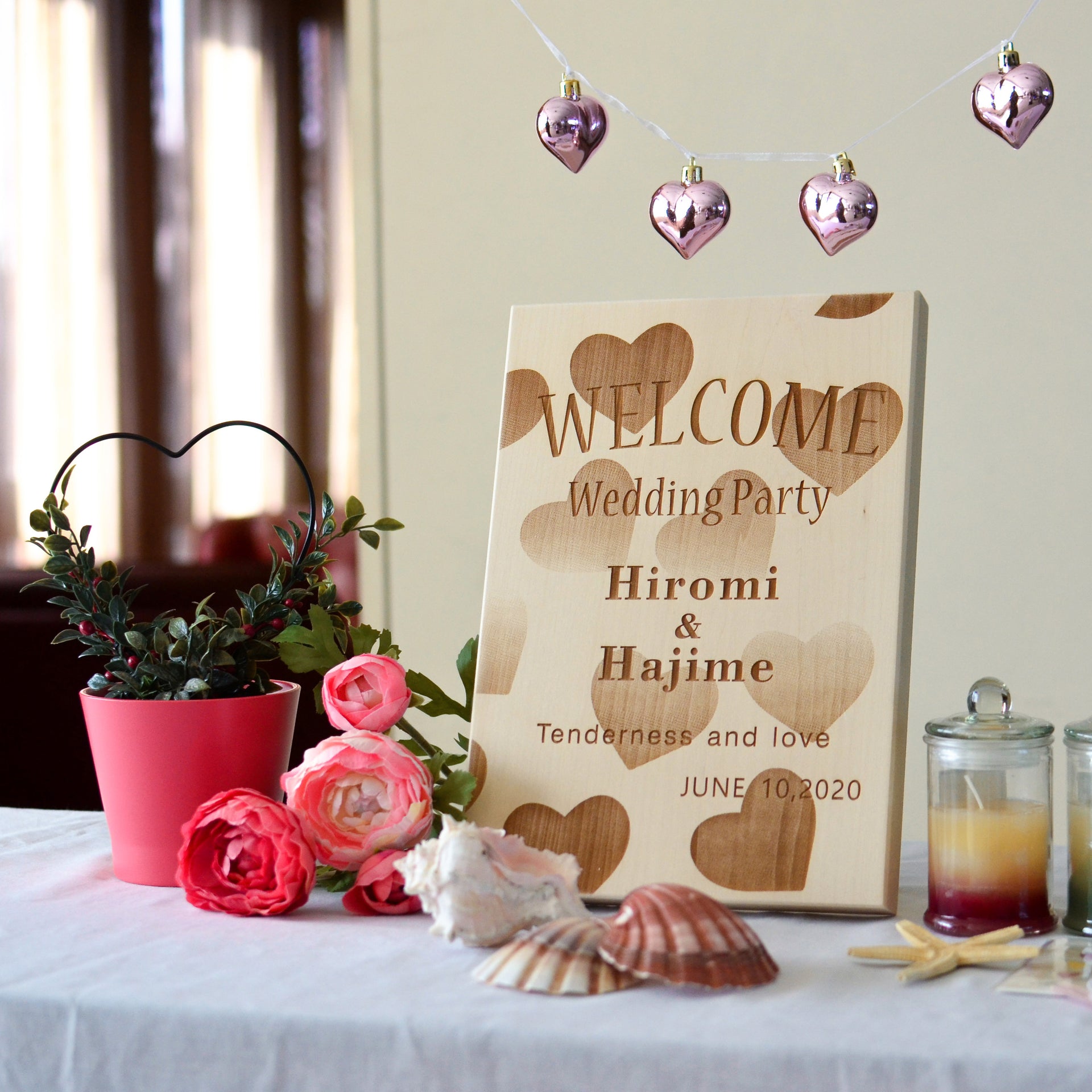 Wedding Welcome Board A4 縦 A