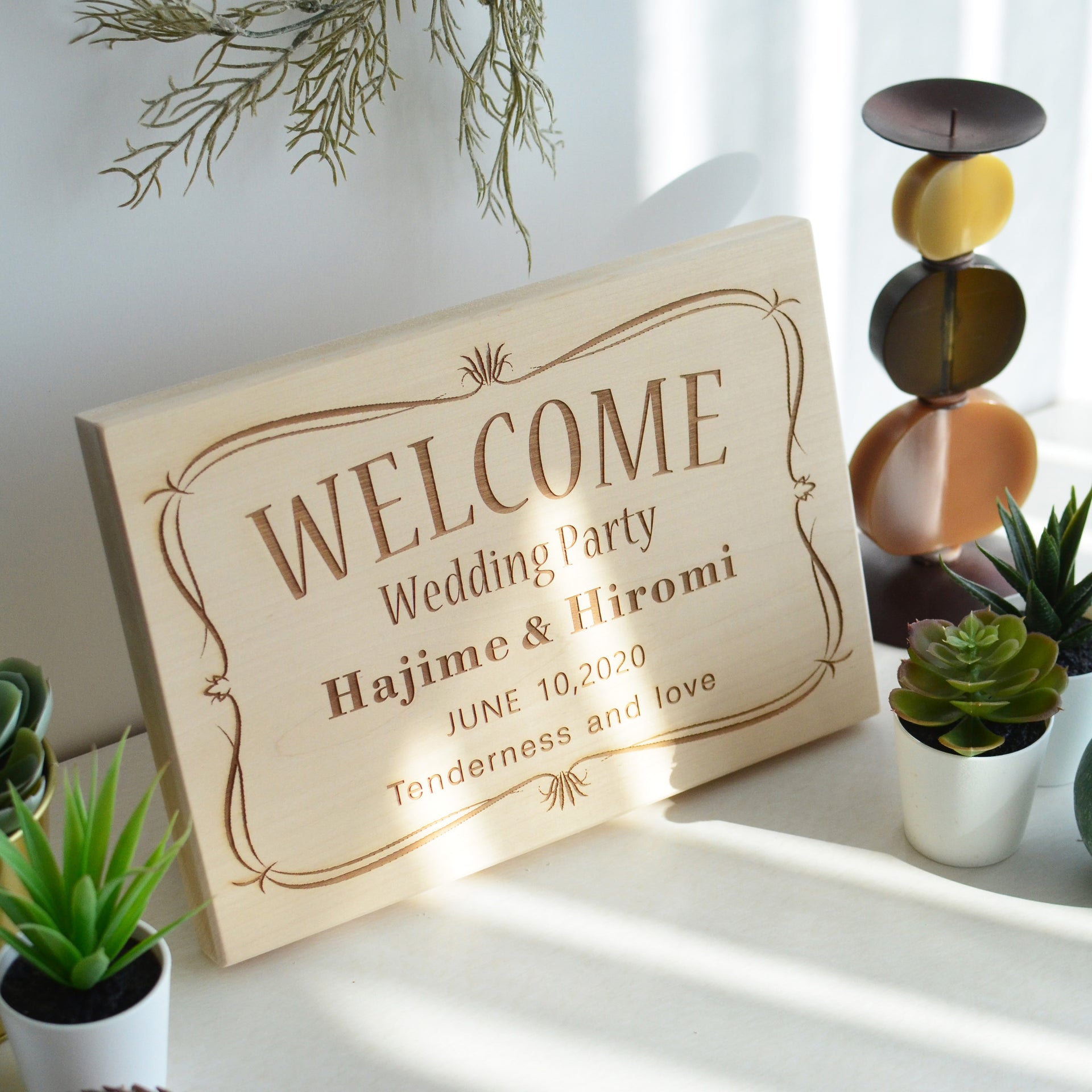 Wedding Welcome Board A4 横 A