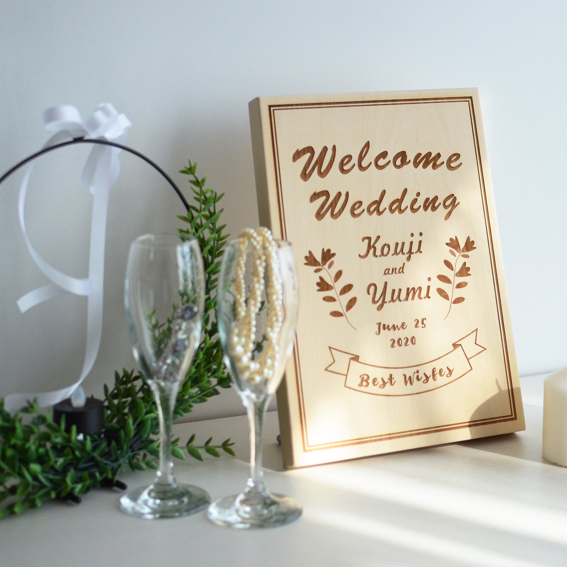 Wedding Welcome Board A4 縦 B