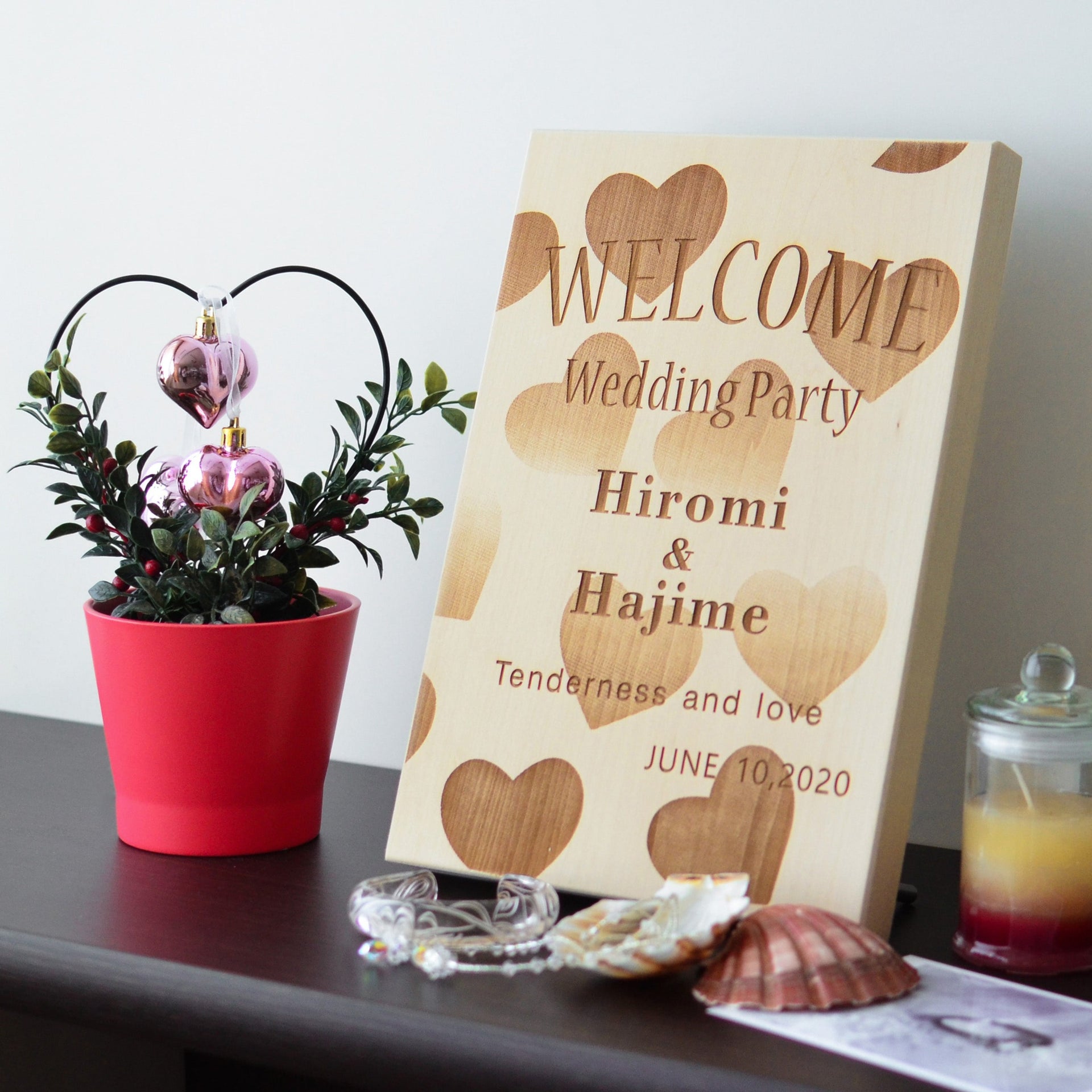 Wedding Welcome Board A4 縦 A