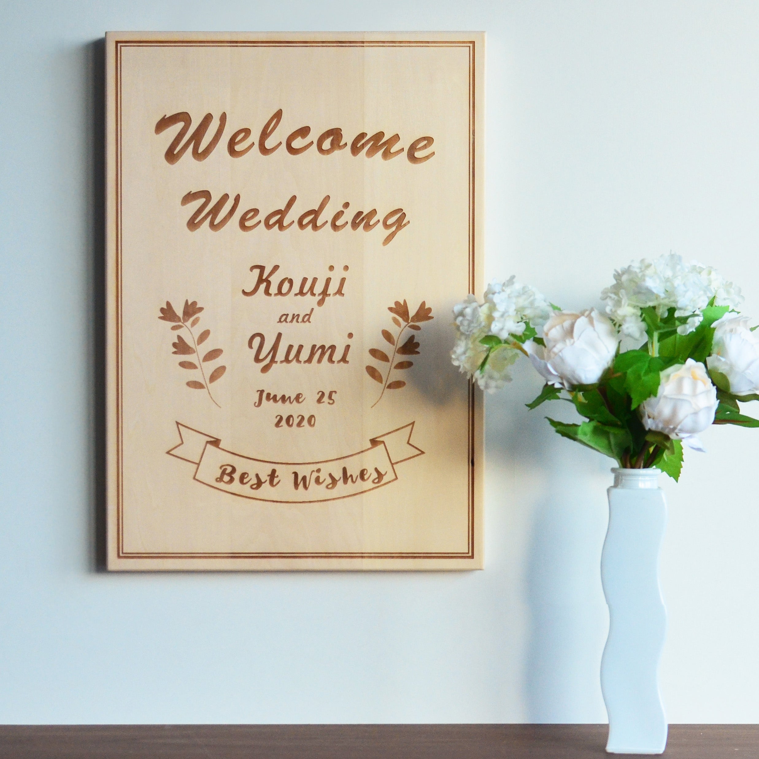 Wedding Welcome Board A3 縦 B